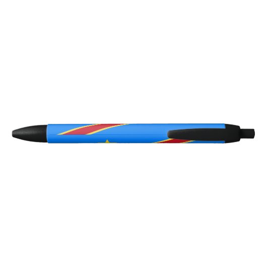 Congo vlag zwarte inkt pen (Achterkant)