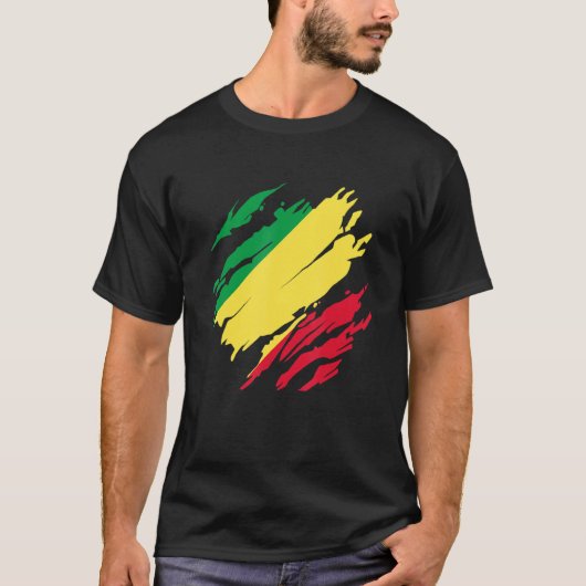 Congo - vlaggenrepubliek Congo 1 T-shirt (Voorkant)