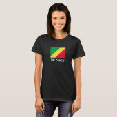 Congo - vlaggenrepubliek Congo 3 T-shirt (Voorkant volledig)