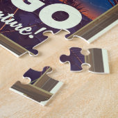 Congo Voor Avontuur! reisposter Legpuzzel (Zijkant)