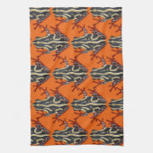 congoboomkikker oranje theedoek (Verticaal)