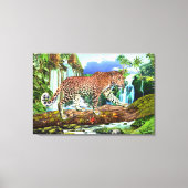 CONGOLEOPARD CANVAS AFDRUK (Voorkant)