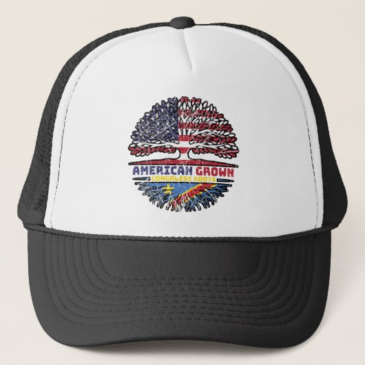 Congolese Amerikaanse Amerikaanse Amerikaanse Cong Trucker Pet (Voorkant)