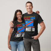 Congolese DR Congo Congolese vlag De DR Congo is T-shirt (Unisex)