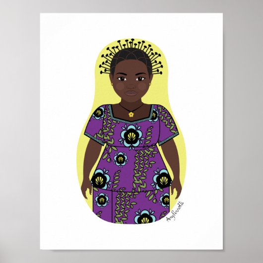 Congolese Matryoshka Poster (Voorkant)