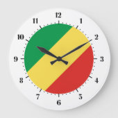 Congolese vlag grote klok (Voorkant)