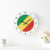Congolese vlag grote klok (Huis)