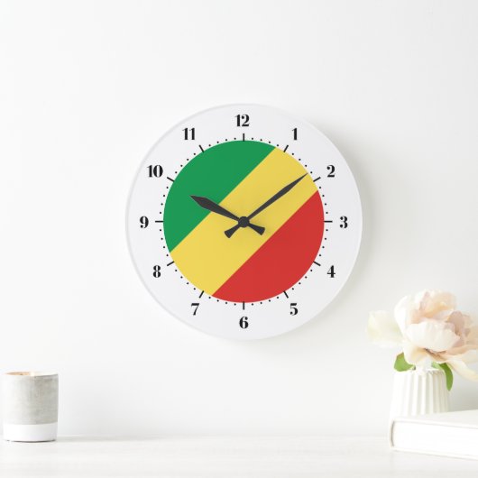 Congolese vlag grote klok (Huis)