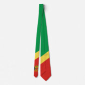 Congolese Vlag & Wapenschild, Congo-Kinshasa Stropdas (Achterkant)