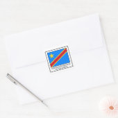 Congosticker Vierkante Sticker (Envelop)