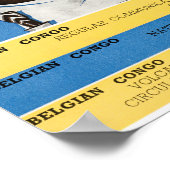 Congovintage-Poster teruggezet Poster (Hoek)