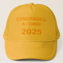 CONGRADEULA+IONS 2025 AFSTUDEERDER TRUCKER PET