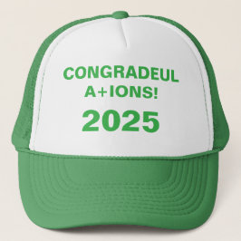 CONGRADEULA+IONS 2025 AFSTUDEERDER TRUCKER PET