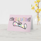 CONGRADUATIES! KAART (Gele Bloem)