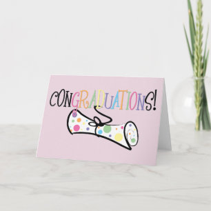 CONGRADUATIES! KAART