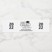 ConGRADulaties Afstuderen Waterfles Etiket (Enkel label)