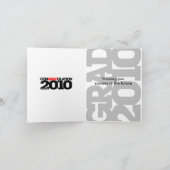 conGRADulaties Klasse van 2010 Rode Kaart (Binnen)