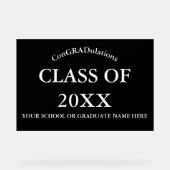 ConGRADuleringen Acryl Bord (Voorkant)