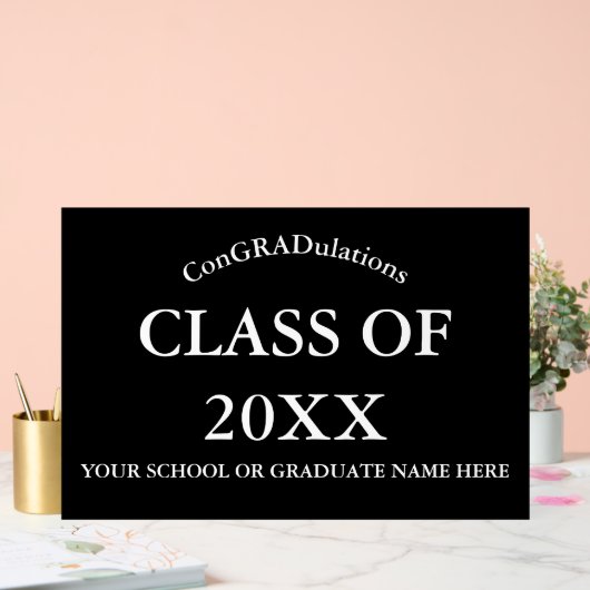 ConGRADuleringen Acryl Bord (Huwelijk)