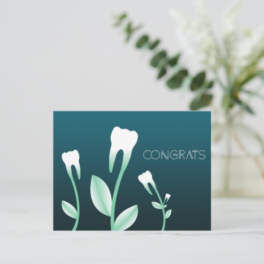 CONGRATEN BRIEFKAART (Staand voorkant)