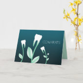 CONGRATEN KAART (Gele Bloem)