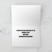 CONGRATEN OP UW **RETIREERING** KAART (Binnen)