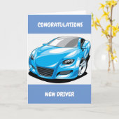 CONGRATEN VOOR DE **NIEUWE BESTUURDER** KAART (Gele Bloem)