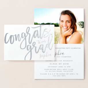 CONGRATEN VOOR ONS AFSTUDEERDER FOLIE KAARTEN