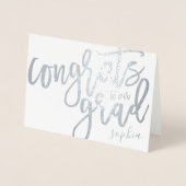 CONGRATEN VOOR ONS AFSTUDEERDER FOLIE KAARTEN (Voorkant)