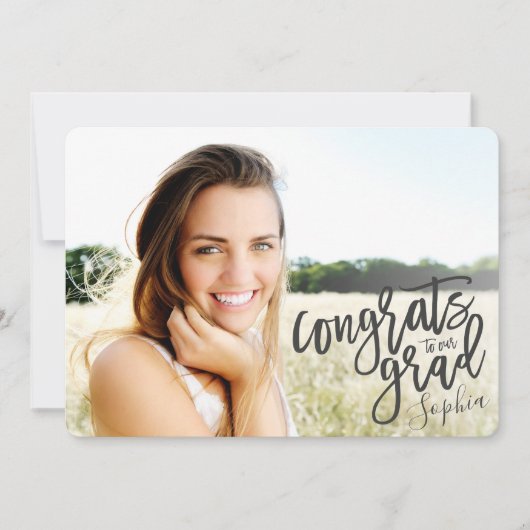 CONGRATEN VOOR ONS AFSTUDEERDER SCRIPT AFSTUDEREN AANKONDIGING (Voorkant)