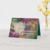 Congrates on your new home - Barn Swallows Kaart (Gele Bloem)