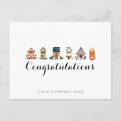 Congrates Real Estate New Homeowner Briefkaart (Voorkant)