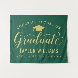 Congrats 2022 Afstuderen Green Gold Afstuderen Wandkleed