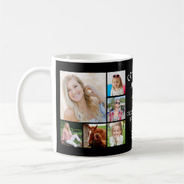 CONGRATS AFSTUDEERDER 12 Foto Collage Gold Pet Koffiemok