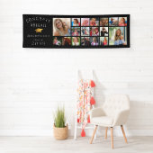 CONGRATS AFSTUDEERDER 18 Foto Collage Gold Pet Spandoek (Insitu)