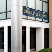 CONGRATS AFSTUDEERDER Custom School Afstuderen Cer Spandoek (Buitenkant Gebouw)