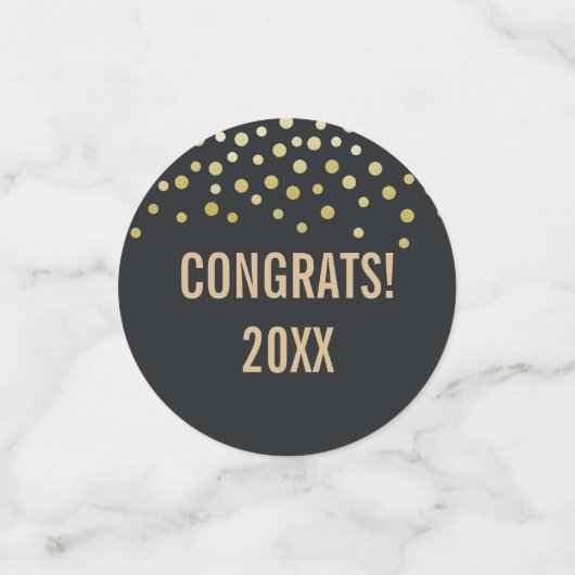 Congrats Afstuderen Adventure Mountain met zonnest Confetti (Kleine voorkant)