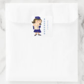 Congrats Afstuderen Girl Stickers (Tas)