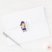 Congrats Afstuderen Girl Stickers (Envelop)