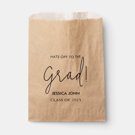 Congrats Afstuderen partij snoep gunsten Bedankzakje (Voorkant)