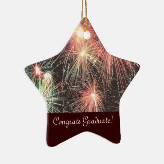 Congrats Afstuderen Star Ornament (Rechts)