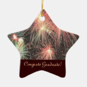 Congrats Afstuderen Star Ornament (Voorkant)