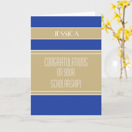 Congrats Beursontvanger kaart (Gele Bloem)