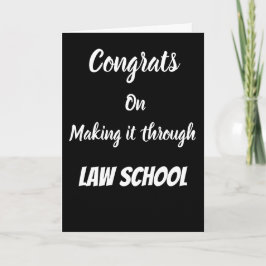 Congrats bij het maken van het door de Kaart van