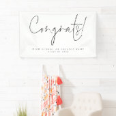 Congrats Class 2024 Script College Afstudeerder Spandoek (Insitu)