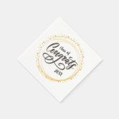 Congrats Class of Napkins Servet (Hoek)