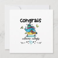 Congrats Clever Clogs Cartoon Pigeon Humor