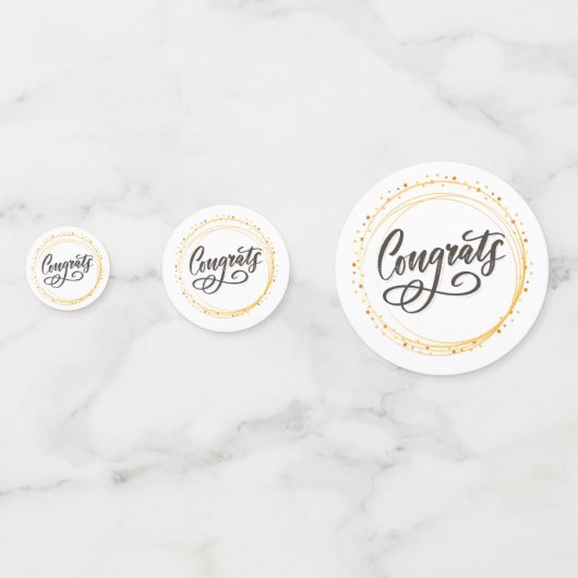 Congrats confetti (Voorkanten)