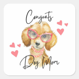 Congrats Dog Ma Stickers
