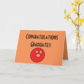 congrats gediplomeerde kegelenkaart kaart (Gele Bloem)